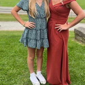 David’s bridal bridesmaid dress sz 8 in cinnamon.